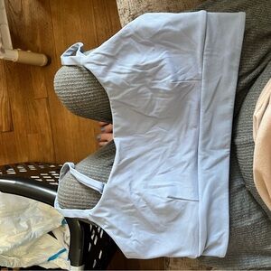 Balance athletica (now vitality) baby blue sports bra no padding